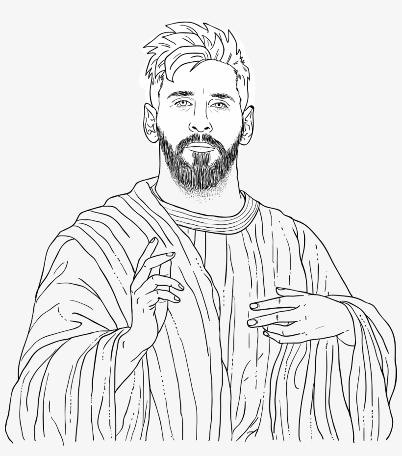 Lionel Messi Sagrado Super Saiyajin Dios Messi God - Gentleman, transparent png download