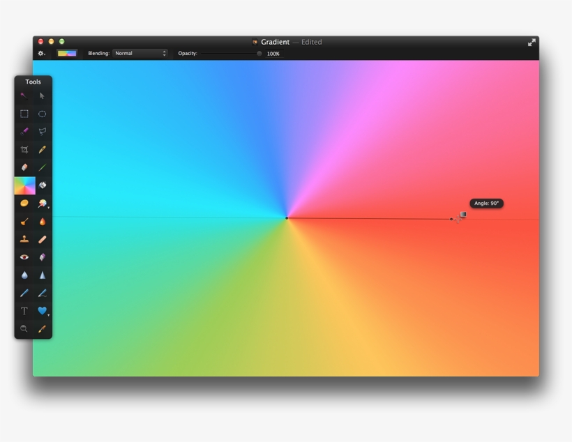Closer End Point Creates Shorter Gradients, While A - 4 Point Gradient Photoshop, transparent png download