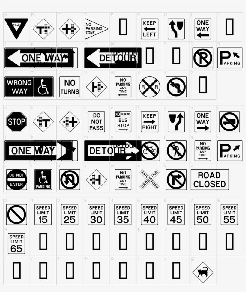 Font Characters - Font, transparent png download