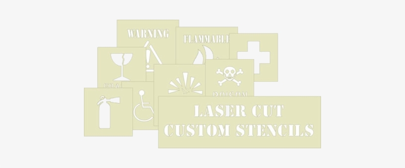 Custom Cut Mylar Stencils - Laser Cutting, transparent png download