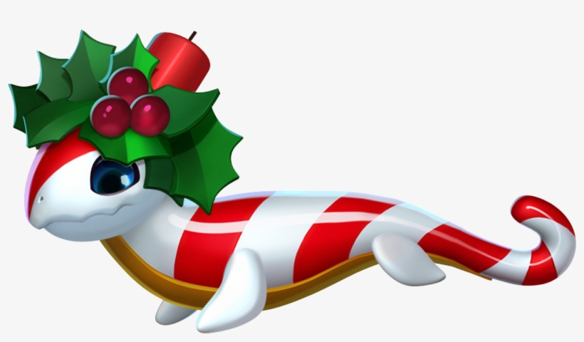 Candy Cane Dragon - Portable Network Graphics, transparent png download