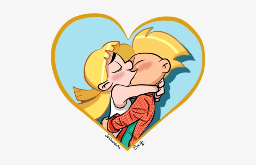 Saríah Whaaaaaaat Surprise Really A Surprise - Arnold Y Helga Kiss, transparent png download