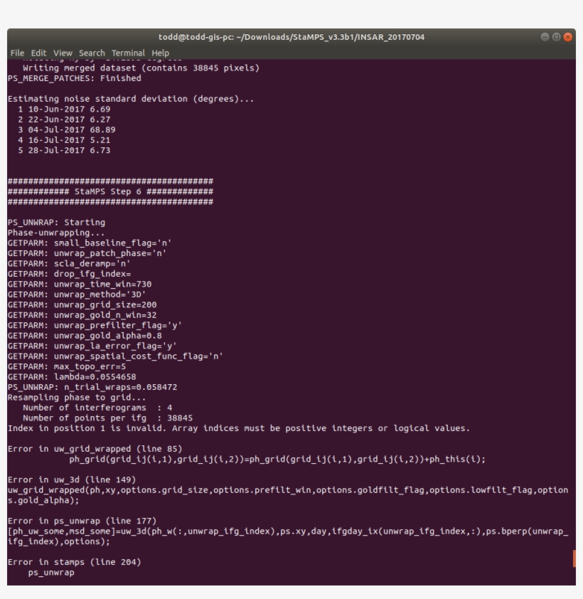 Error Index Step6 Stamps 144 Kb - Checkinstall, transparent png download