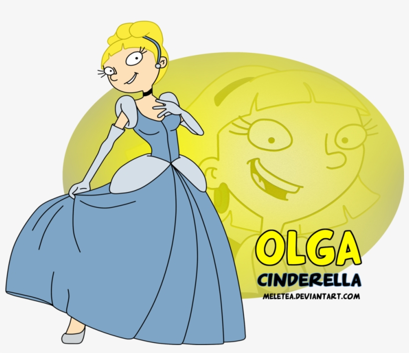 Helga's Older Sister, Olga, As Cinderella, From Hey - Hey Arnold Olga Deviantart, transparent png download