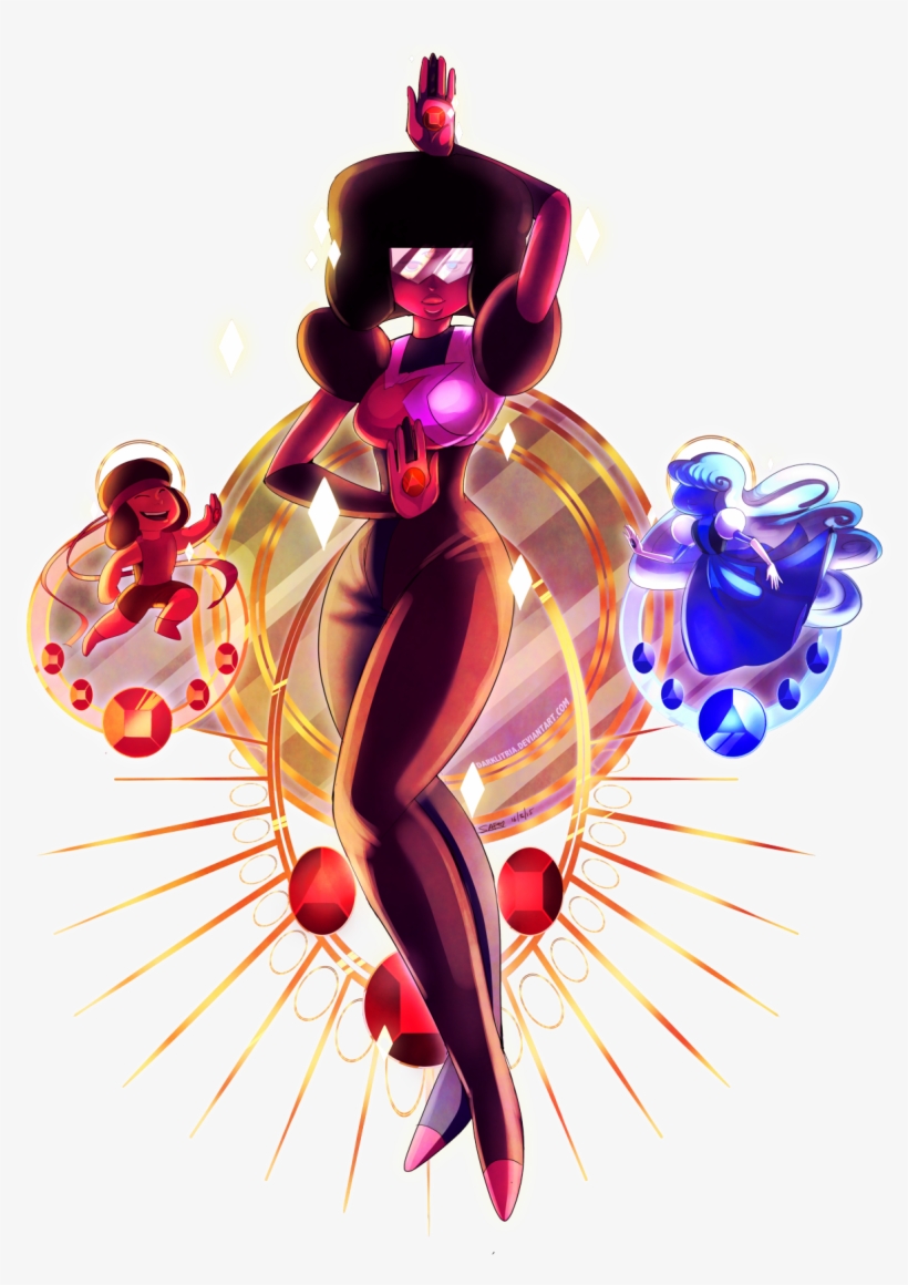 Https - //www - Google - Com/searchq=steven Universe - Garnet Ruby And Sapphire Fanart, transparent png download