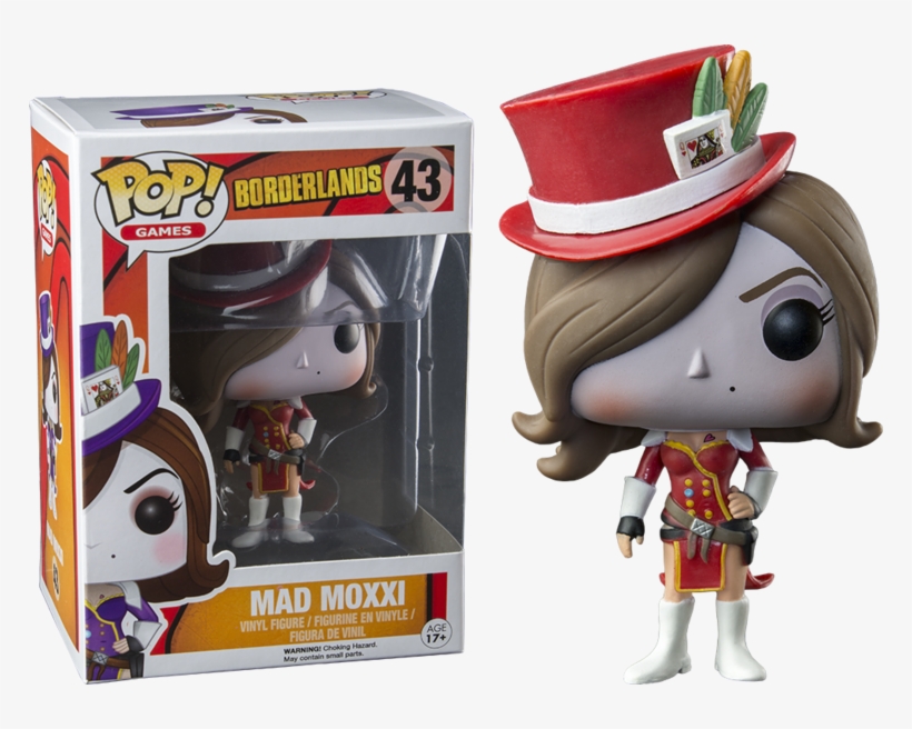 Red Mad Moxxi Pop Vinyl Figure - Borderlands Mad Moxxi Pop! Vinyl Figure, transparent png download