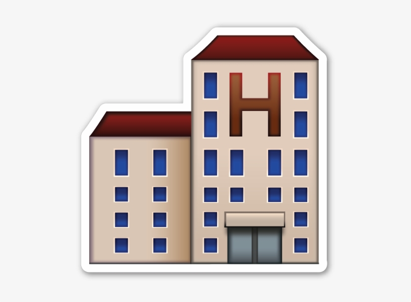 Hotel Icon Emoji, Emoji Stickers, Emojis, Clipart, - Emoji Hotel, transparent png download