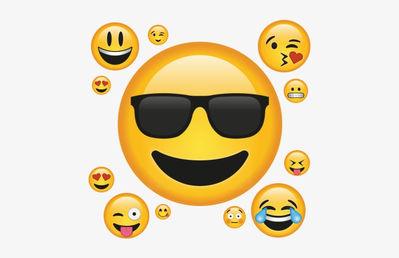 Splendid Design Inspiration Emoji Wall Art Home Ideas - Emoji Wall, transparent png download