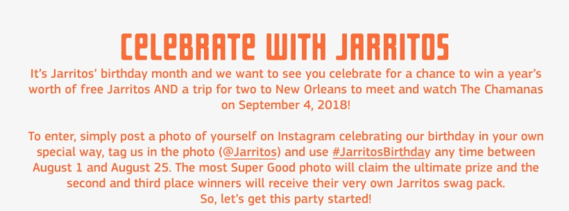 Jarritos' Photo Contest Offical Rules - Tan, transparent png download