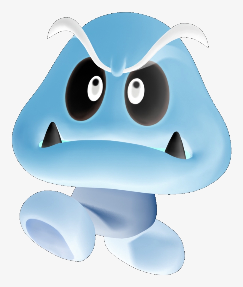 Mario Dry Goomba - Golden Goomba Transparent PNG - 900x1050 - Free Download  on NicePNG, image size:820x967