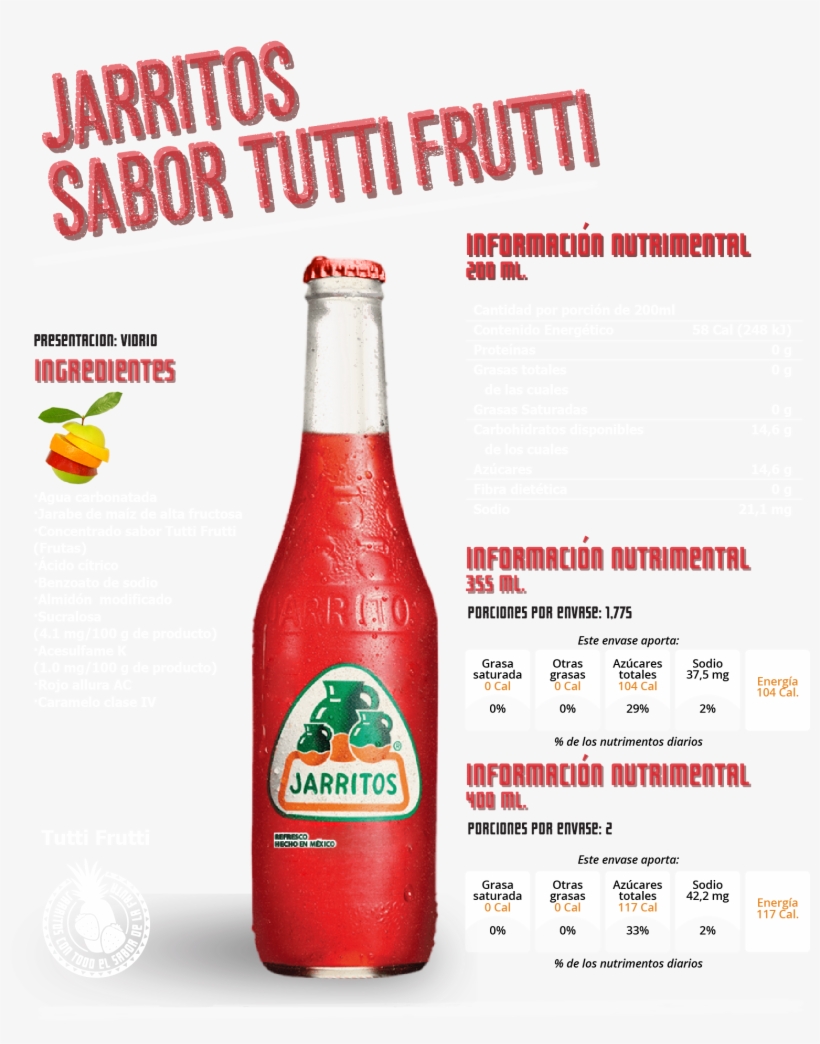 Jarritos Tamarind (product Of Mexico), transparent png download