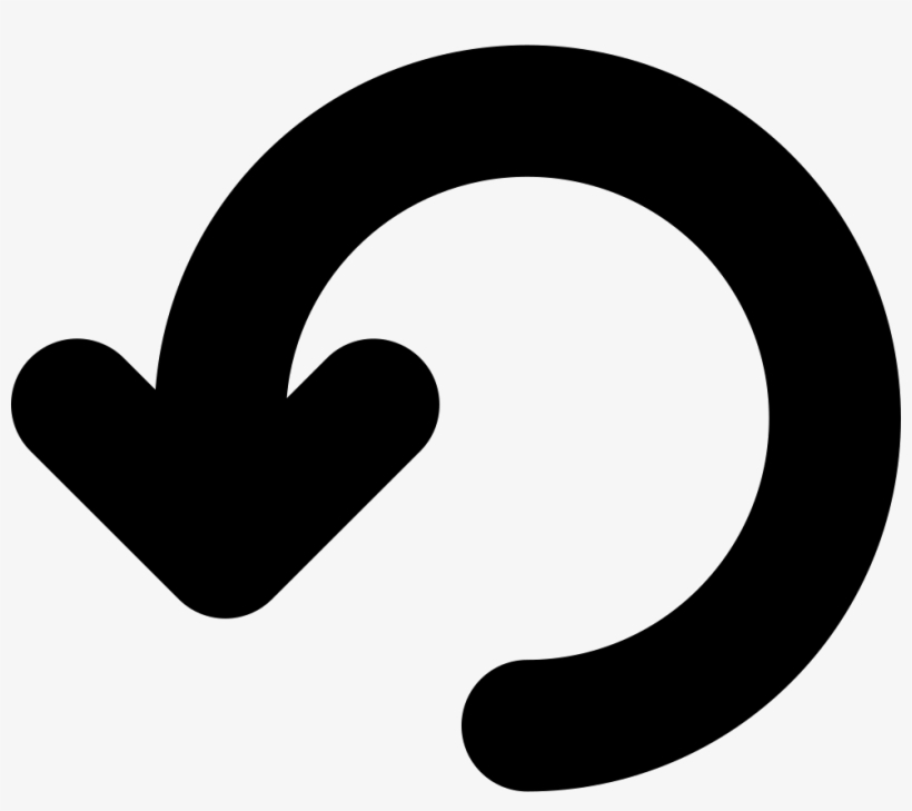 Undo Circular Arrow - Undo Symbol, transparent png download