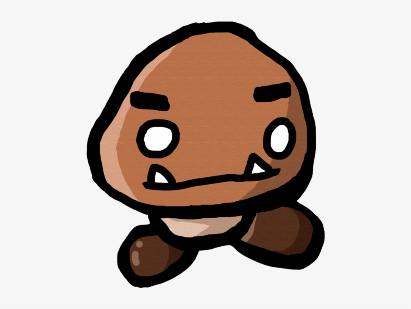 Image Black And White Download Doodle By Bltspirit - Goomba Doodle, transparent png download