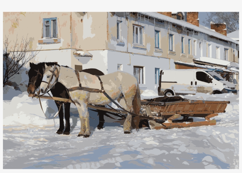 This Free Icons Png Design Of Horse-drawn Sleighs 2012, transparent png download