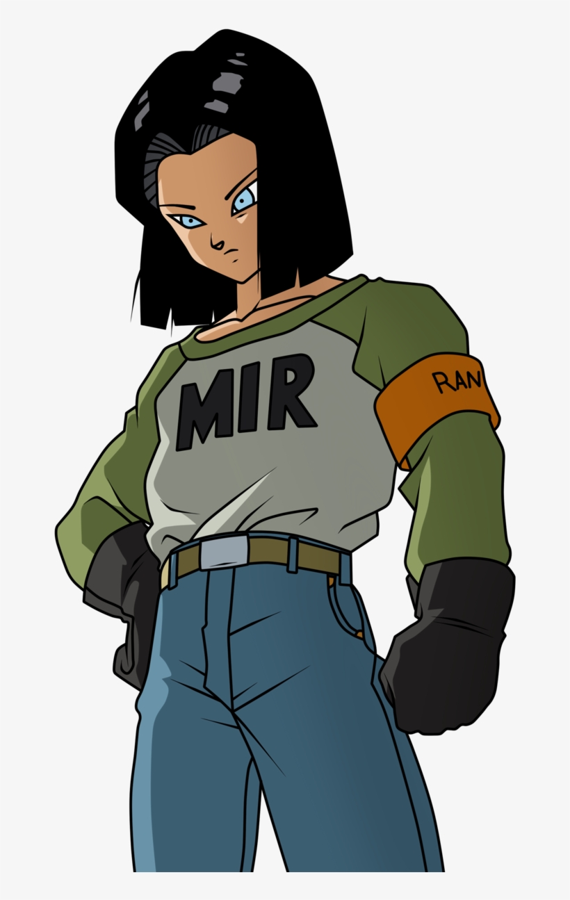 Android17 Androide17 Dragonballsuper 🔥stickers Dbs - Androide 17, transparent png download
