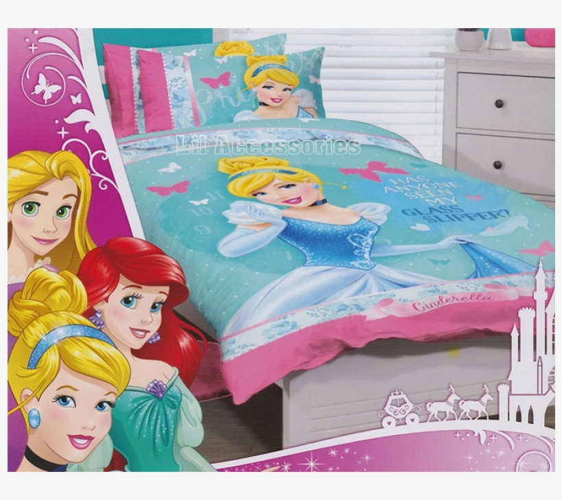 Cinderella Glass Slipper Double Quilt Cover Set - Cinderella Quilt Cover Set Single, transparent png download