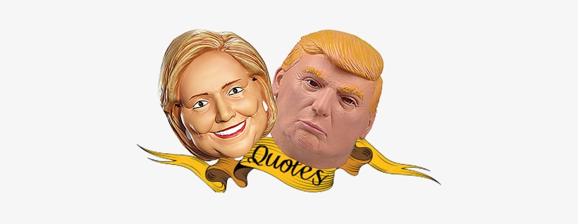 Ca1op4i - " - Hillary Clinton Vacuform Election Half Mask, transparent png download