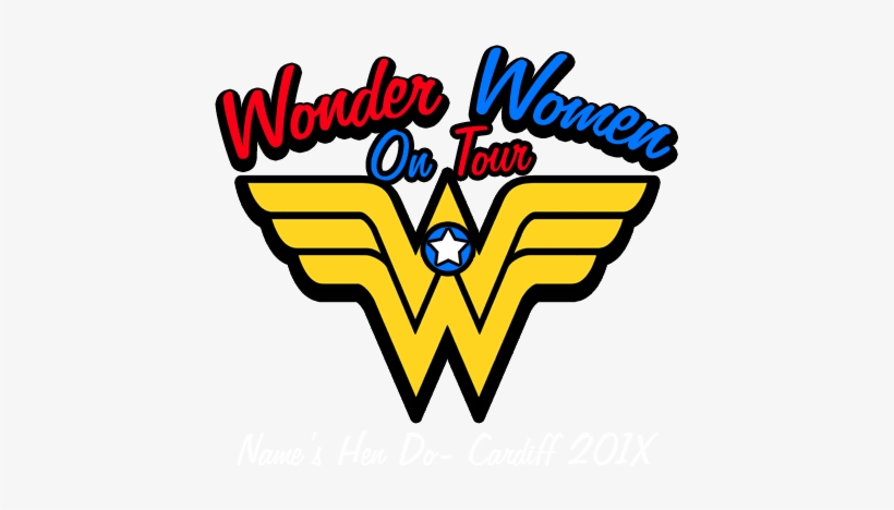 Wonder Women Hen Party - Personalized Wonder Woman Shirt, transparent png download