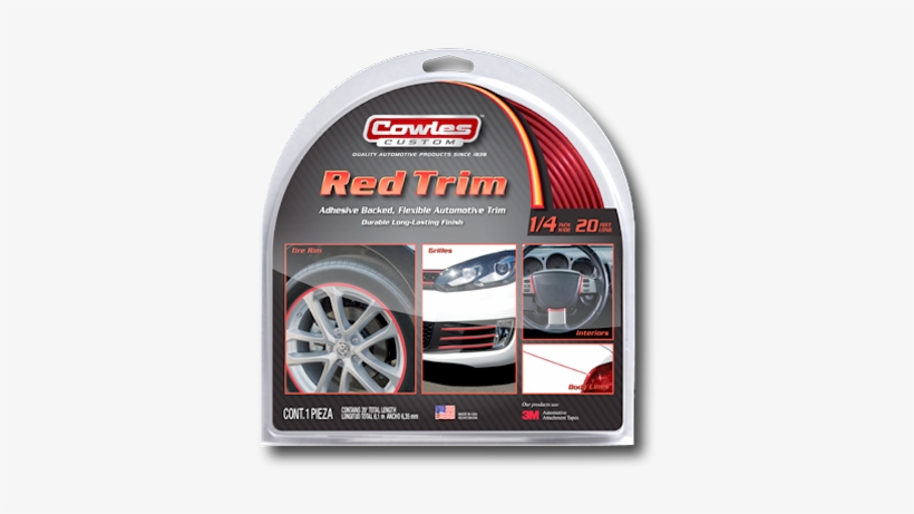 Cool Decoration Car Png With Decoration Car Png - Cowles Products Decorative Molding - Red Trim (s37525), transparent png download