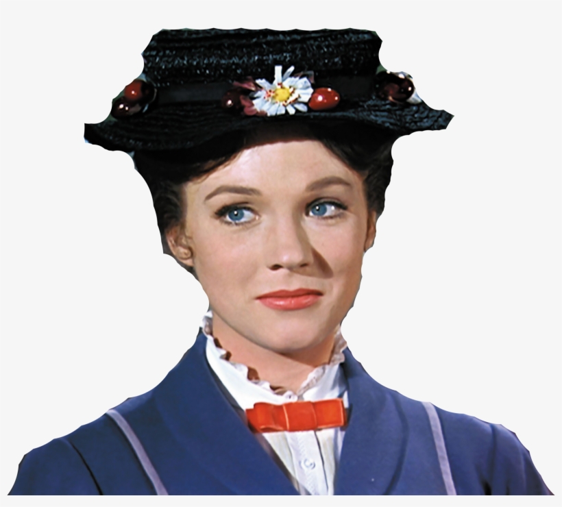 Mary Poppins Photoshopped - Julie Andrews, transparent png download