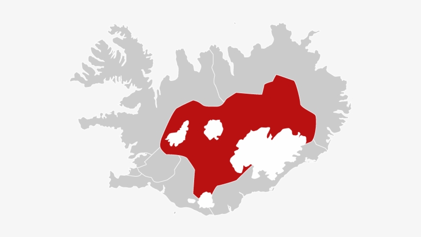 Highlands Of Iceland - Iceland Map, transparent png download