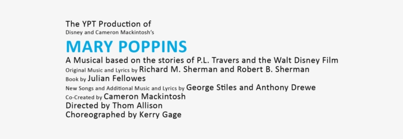 Mary Poppins Title Credits - Mary Poppins, transparent png download
