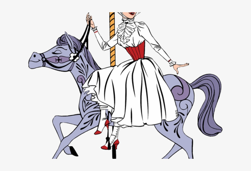 Mickey On Carousel Png, transparent png download