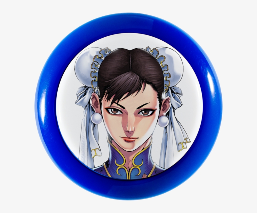 Street Fighter V X Sanwa Denshi Character Pushbutton - Cartoon, transparent png download