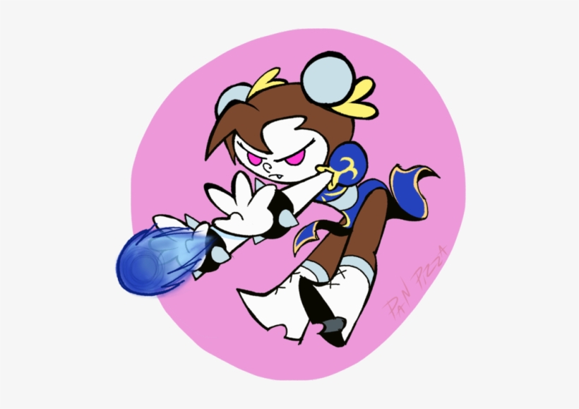 Dumb Doodle Of Wavebird As Chun Li - Pan Pizza, transparent png download