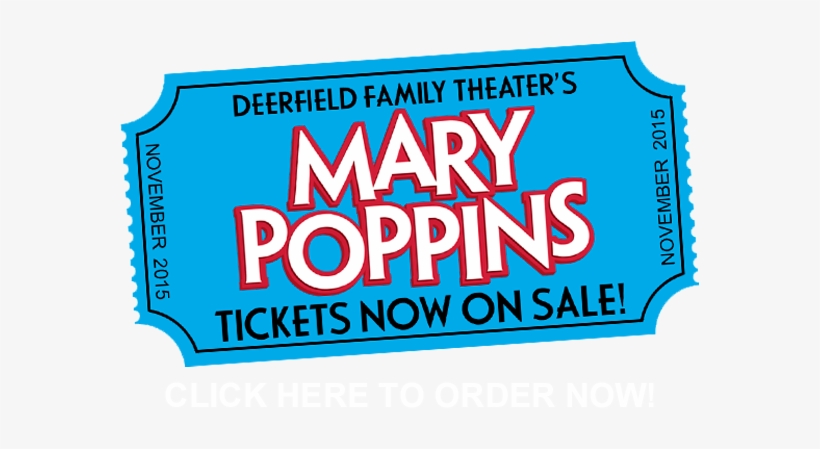 Deerfield Family Theater's Production Of The Musical - Mary Poppins Musical, transparent png download