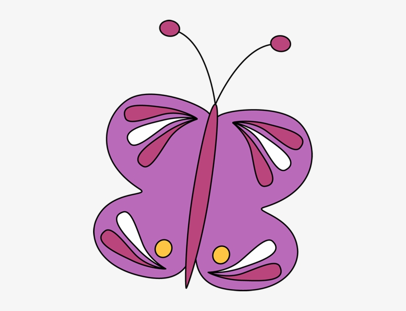 Purple Butterfly - Butterfly, transparent png download