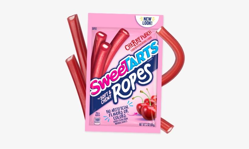 Sweetarts Soft & Chewy Ropes 3.5 Oz. Pouch, transparent png download