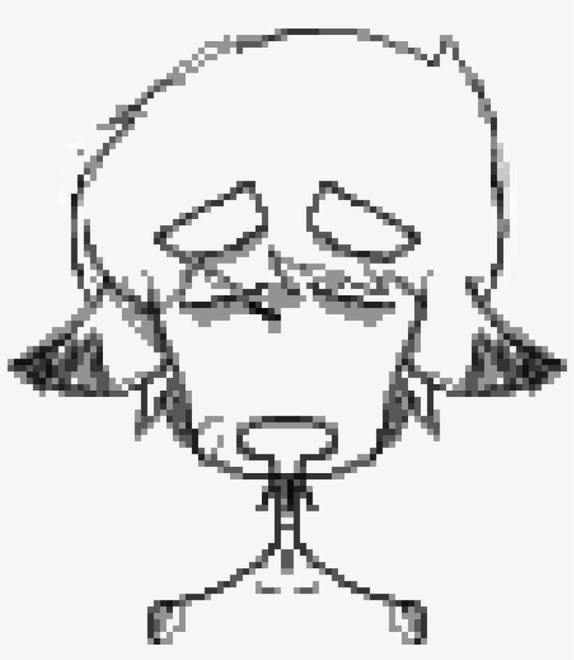 Closed Eyes - Line Art, transparent png download