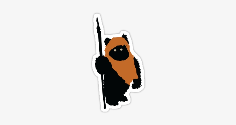 Ewok Png Ewok Bear, Star Wars - Star Wars Ewok Silhouette, transparent png download
