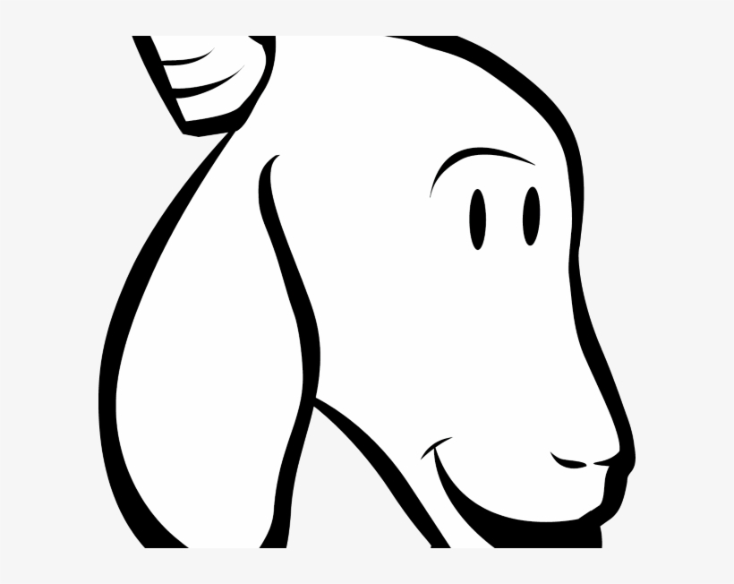 Chuckling Goat Face, transparent png download