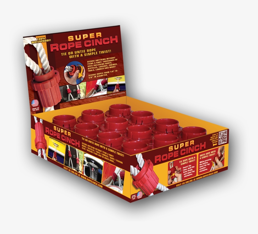 The Super Rope Cinch 12-pack Retail P - Just Right Products: Single Super Rope Cinch, Src120016, transparent png download