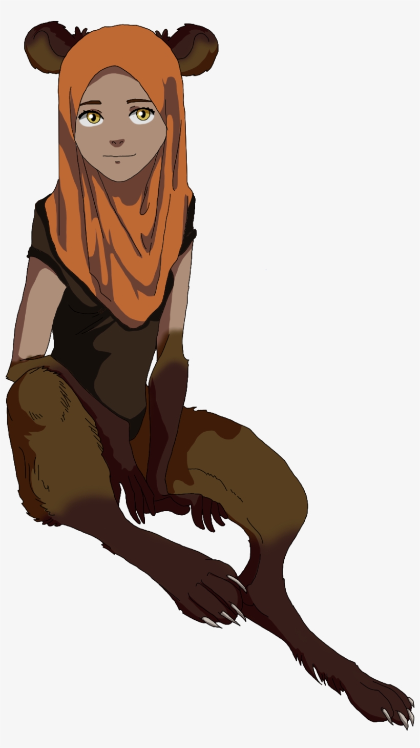 #ewok #girl #faun #oc #supernatural - Cartoon, transparent png download