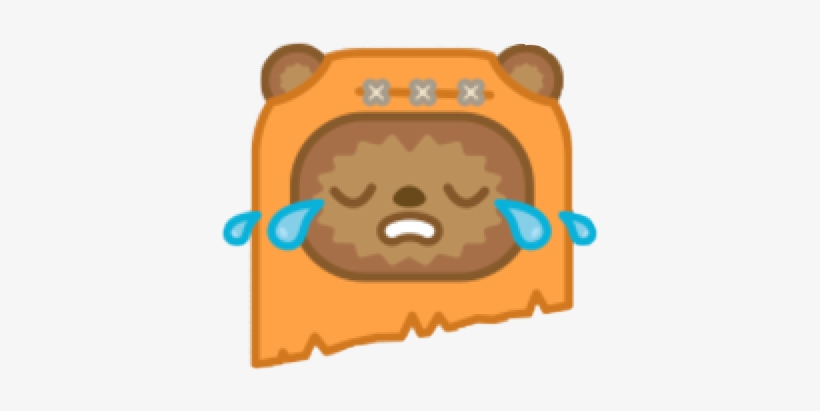 Sticker Ewok Cryemoji Cute Starwars Freetoedit - Star Wars, transparent png download
