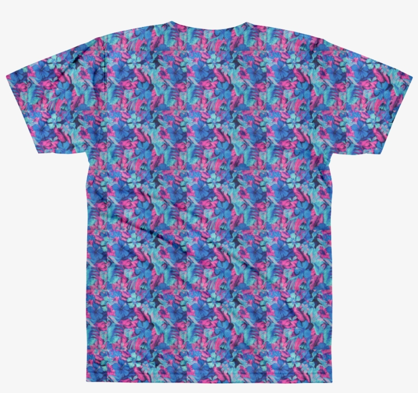 Gōrmet Vaporwave Floral Print Shirt - Active Shirt, transparent png download