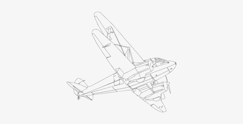 Airplane Fixed-wing Aircraft Line Art Drawing - Glückwünsche Zum Piloten, Ihre Flügel Erwerbend Karte, transparent png download