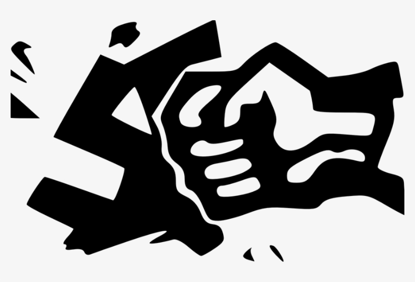 Anti-nazi Graphic - Anti Nazi, transparent png download
