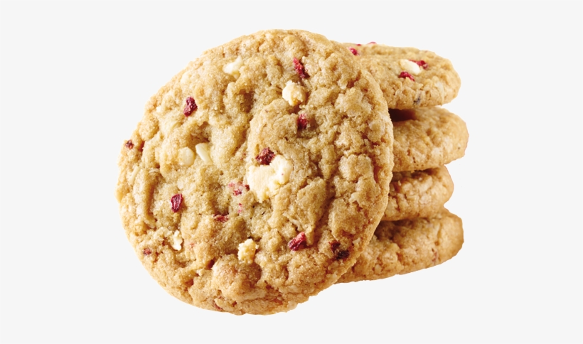 Biscuits Chocolat Blanc Et Framboises - Biscuit, transparent png download