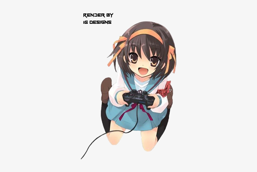 Download 15 Anime Gamer Girl Png For Free Download On Mbtskoudsalg ...