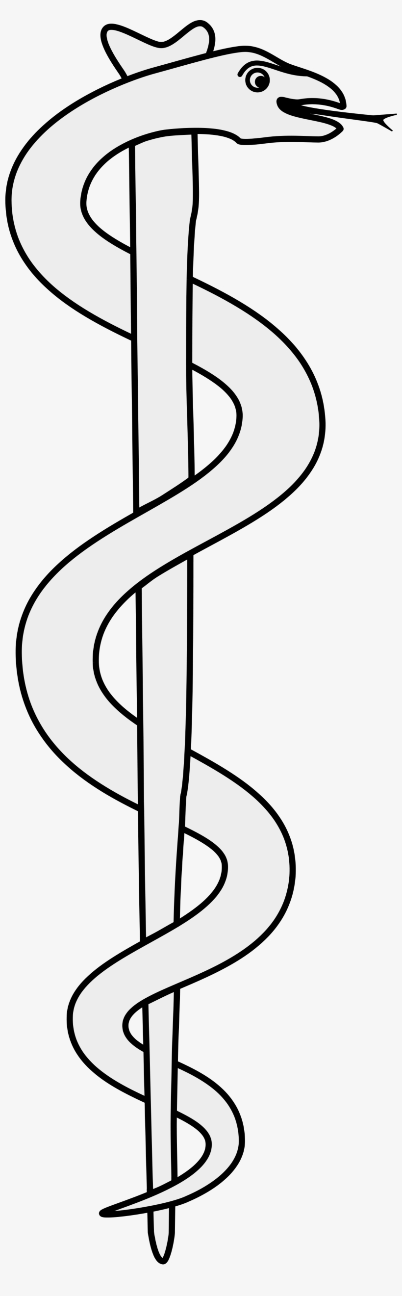 Open - Rod Of Asclepius Svg, transparent png download