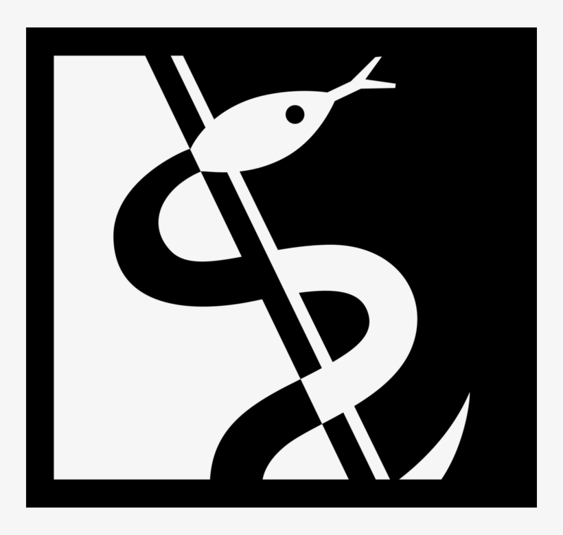 Vector Illustration Of Rod Of Asclepius Symbol For - Illustration, transparent png download