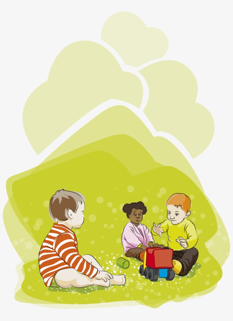 This Free Icons Png Design Of Three Children Play, transparent png download