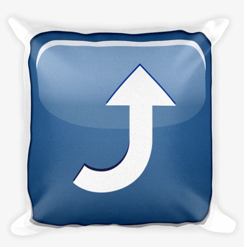 Arrow Pointing Rightwards Then Curving Upwards, transparent png download
