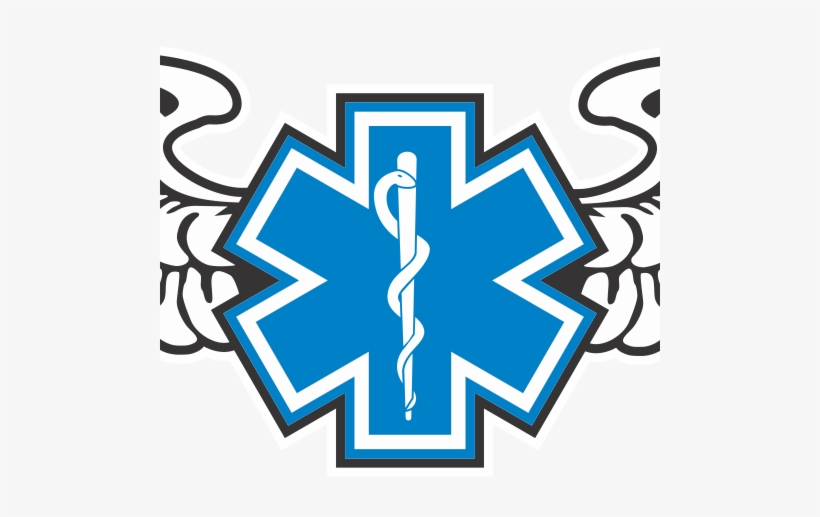 Wg#007 S2 Wings Rod Of Asclepius - Symbol Medical Alert Logo, transparent png download