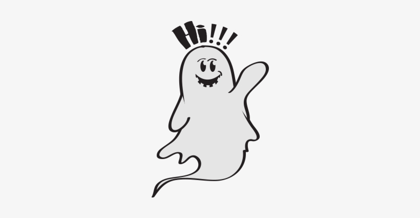 Cute Ghost Emojis & Stickers Messages Sticker-0 - Sticker, transparent png download