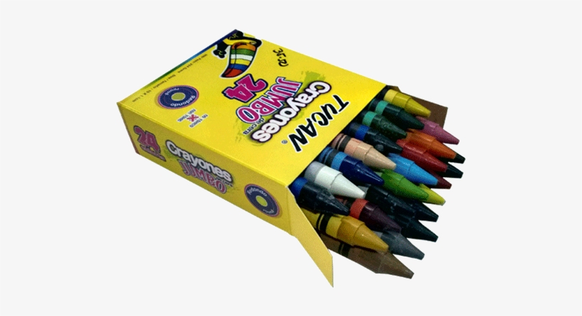 Crayones Jumbo 24 Colores Tucan - Crayones De Cera De 24 Colores Tucan, transparent png download